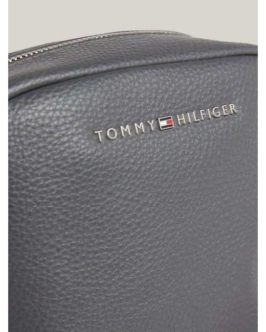 Tommy Hilfiger Blue Colour-blocked Small Reporter Bag for men