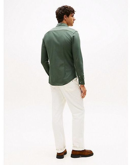 Tommy Hilfiger Performance Smart Casual Slim Fit Overhemd in het Green voor heren