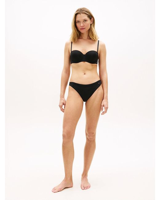Tommy Hilfiger Black Essential Microfibre Strapless Bra