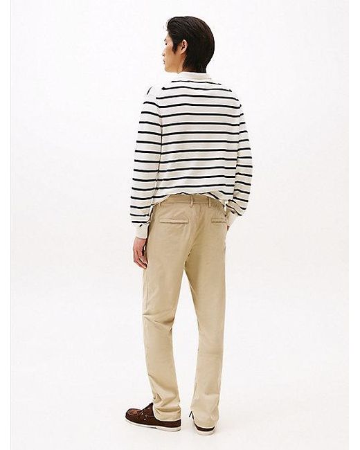 Tommy Hilfiger Denton Flex Chino Met Rechte Broekspijpen in het Brown voor heren