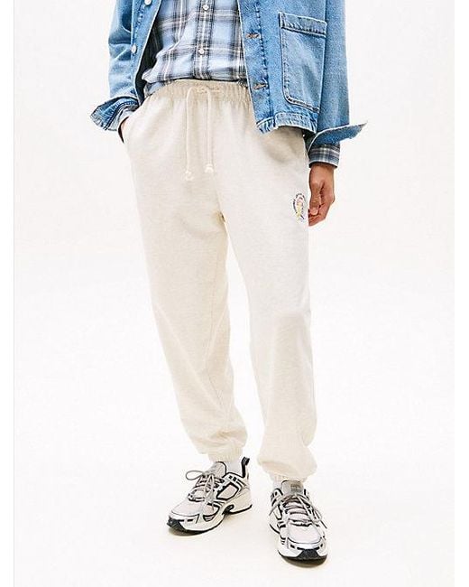 Tommy Hilfiger Varsity Relaxed Fit Jogger Met Logo in het Blue voor heren