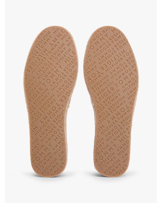 Tommy Hilfiger White Canvas Denim Espadrilles