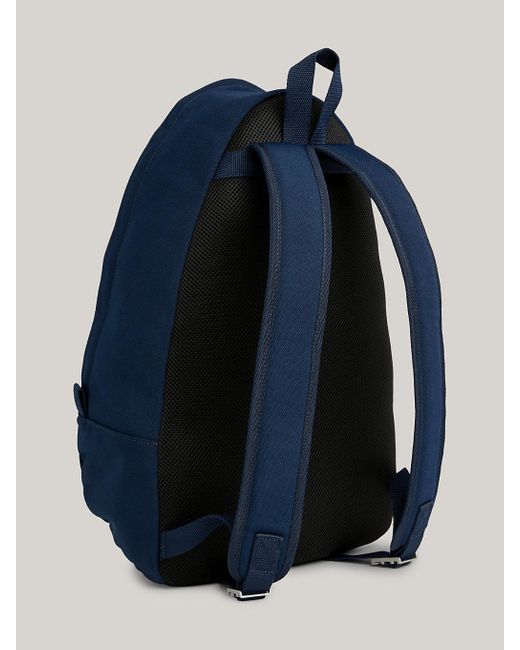 Tommy Hilfiger Blue Heritage Logo Stripe Small Backpack for men