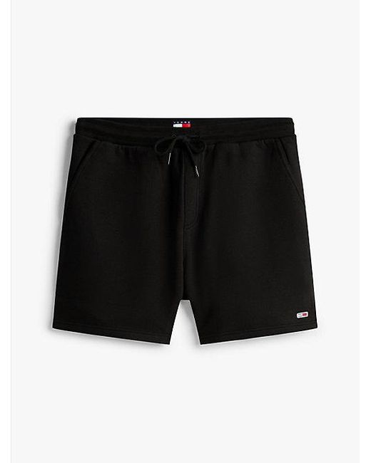 Tommy Hilfiger Regular Fit Short Met Vlagpatch in het Black voor heren