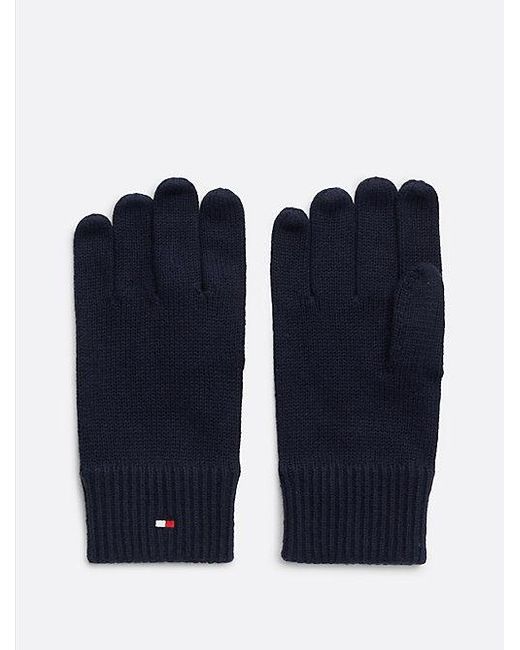 Tommy Hilfiger Beanie Und Handschuhe Mit Kaschmir Im Set in Blue für Herren