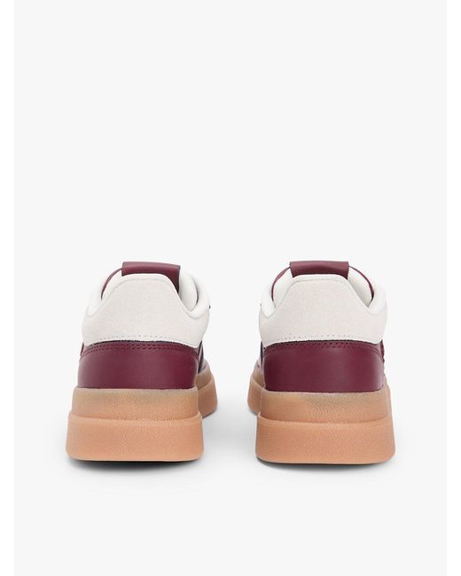 Tommy Hilfiger Multicolor Leather Th Monogram Court Trainers