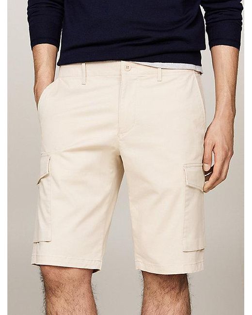 Tommy Hilfiger 1985 Collection Relaxed Fit Cargo-Shorts in Natural für Herren