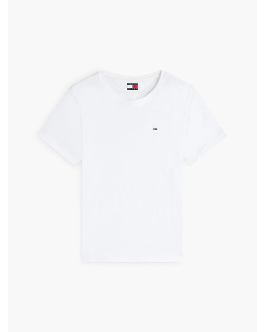Tommy Hilfiger White Classics Regular Fit Cotton T-shirt for men