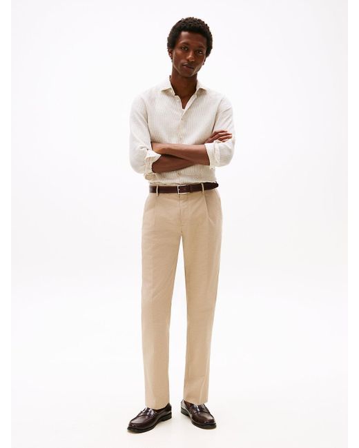 Tommy Hilfiger White Regular Trousers for men