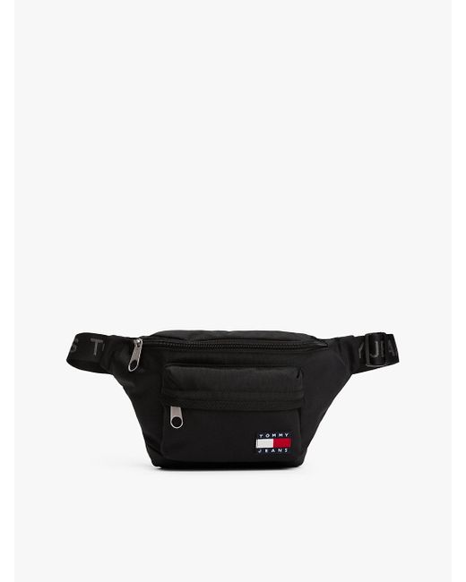 Marsupio Essential Con Logo Ripetuto di Tommy Hilfiger in Black da Uomo
