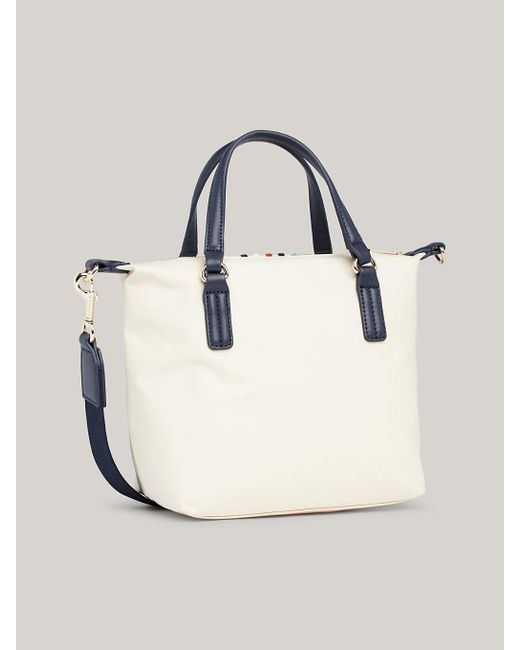 Tommy Hilfiger Natural Signature Th Monogram Small Tote