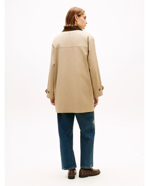 Tommy Hilfiger Natural Water Repellent Twill 2-In-1 Coat