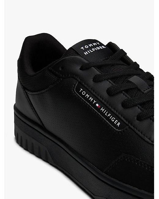 Tommy Hilfiger Rutschhemmender Basketball-Sneaker Mit Leder in Black für Herren