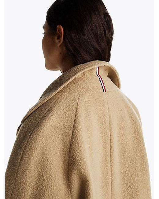 Abrigo De Botonadura Sencilla Tommy Hilfiger de color Blue