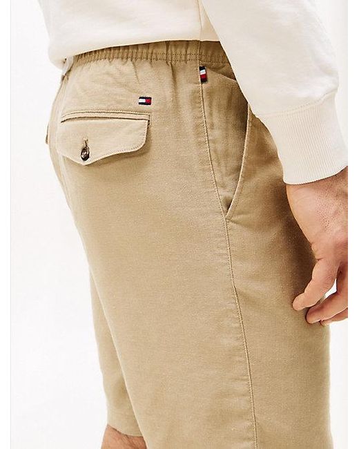 Pantalón Corto Harlem De Corte Amplio Tommy Hilfiger de hombre de color White