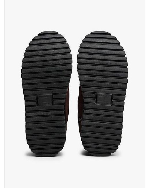 Tommy Hilfiger Warm Gevoerde Snowboot Met Profielzool in het Brown