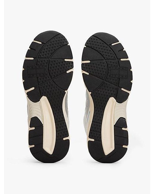 Tommy Hilfiger White Archive Runner-Sneaker Mit Struktur-Mix