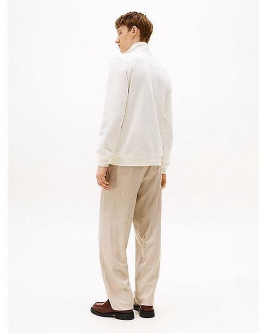 Tommy Hilfiger Performance Pullover Aus Intechno-Strick in White für Herren