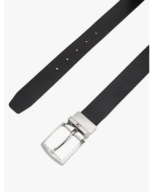 Cinturón Reversible Denton De Piel Tommy Hilfiger de hombre de color White