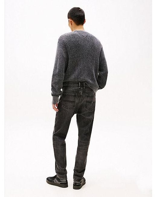 Vaqueros Isaac De Corte Amplio Y Pernera Cónica Con Efecto Desteñido Tommy Hilfiger de hombre de color Multicolor