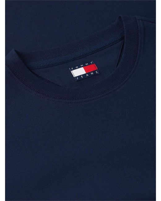 Tommy Hilfiger Blue Back Graphic Relaxed Jersey T-Shirt for men