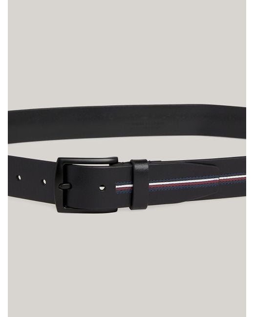 Tommy Hilfiger Multicolor Denton Signature Leather Belt for men