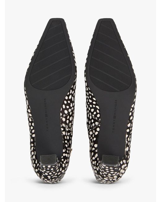 Tommy Hilfiger White Snow Leopard Print Ankle Boots