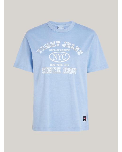 Tommy Hilfiger Blue Varsity Relaxed Logo T-shirt