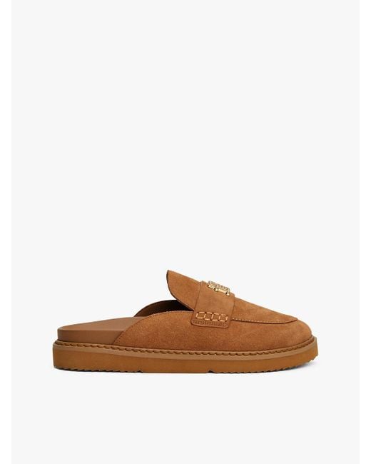 Tommy Hilfiger Multicolor Suede Mules