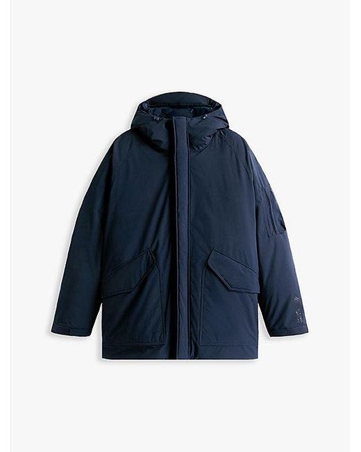 Parka Con Capucha Y Relleno De Plumón Tommy Hilfiger de hombre de color Blue