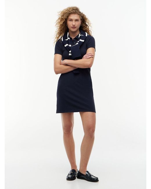 Tommy Hilfiger Blue Heritage Slim Fit Mini Polo Dress