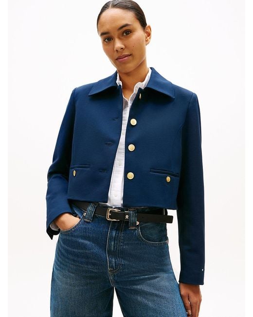 Tommy Hilfiger Blue Regular Fit Jacket