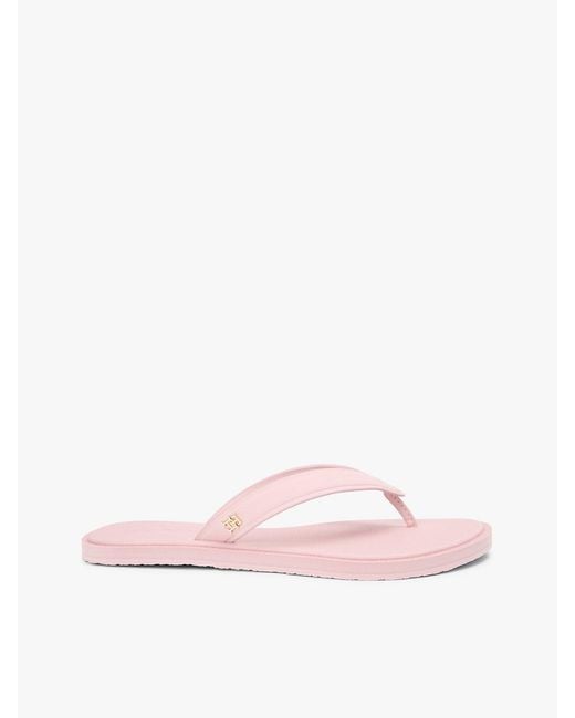 Tommy Hilfiger Pink Chic Th Monogram Flip-flops