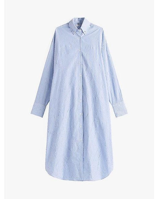 Camisa Larga Oversize The Runway Collection Tommy Hilfiger de color Blue