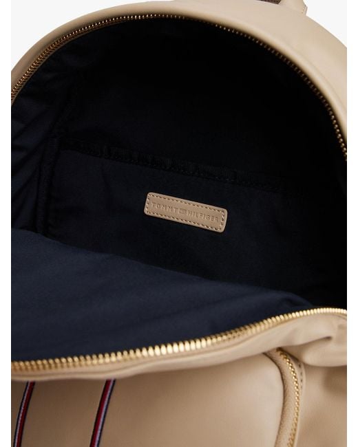 Zaino Con Nastro Iconico di Tommy Hilfiger in Natural