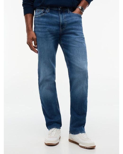 Tommy Hilfiger Blue Ryan Slim Straight Jeans for men