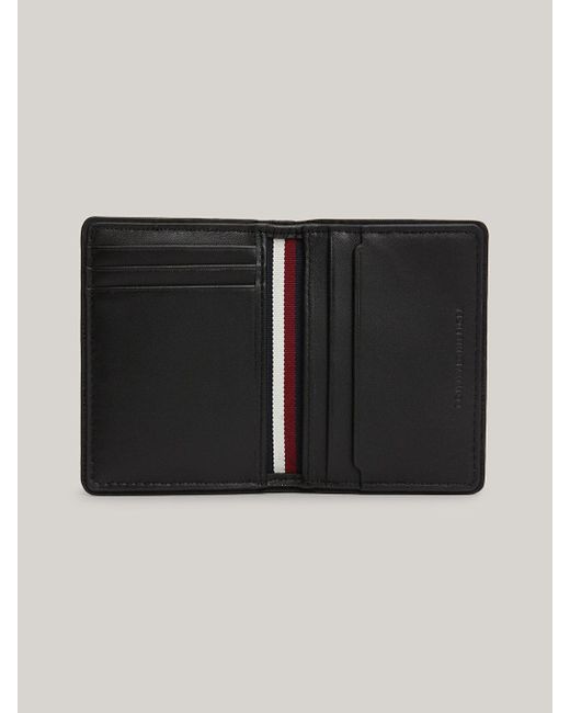 Tommy Hilfiger Black Casual Leather Bifold Wallet for men