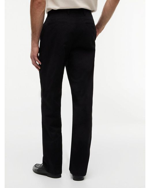 Tommy Hilfiger Black Dover Signature Tape Relaxed Twill Chinos for men