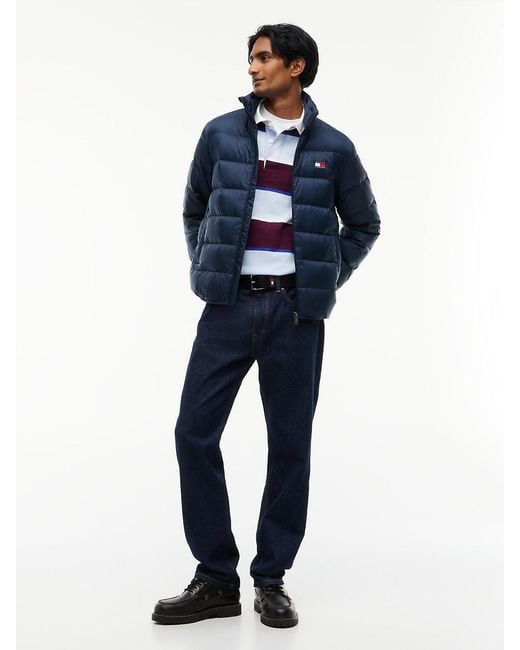 Tommy Hilfiger Blue Packable Lightweight Down Ripstop Relaxed Jacket for men