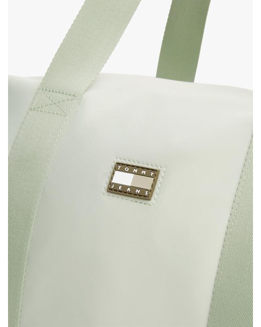 Borsone Con Logo Gommato di Tommy Hilfiger in Green da Uomo