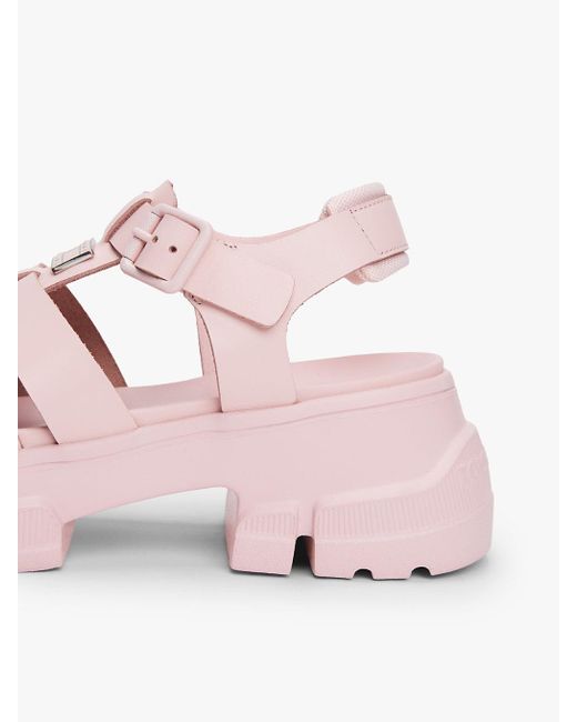 Sandali Da Pescatore Con Suola Spessa di Tommy Hilfiger in Pink