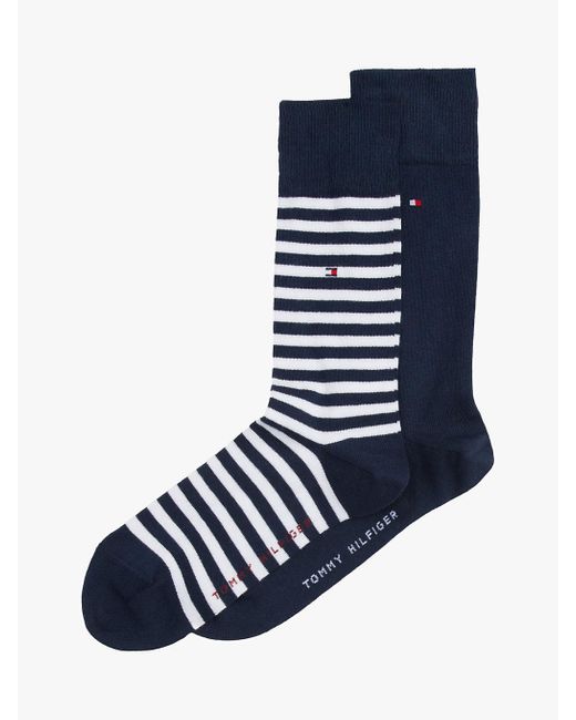 Tommy Hilfiger Blue 2-pack Logo Socks for men