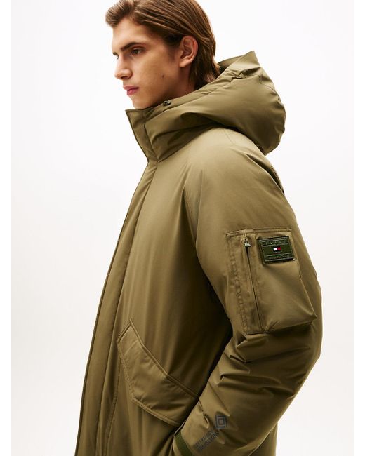 Parka Con Cappuccio Imbottito di Tommy Hilfiger in Natural da Uomo