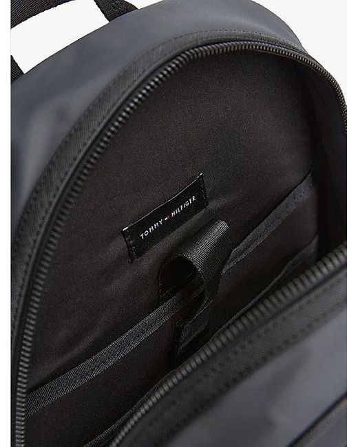 Mochila Con Logo Metálico Tommy Hilfiger de hombre de color Black