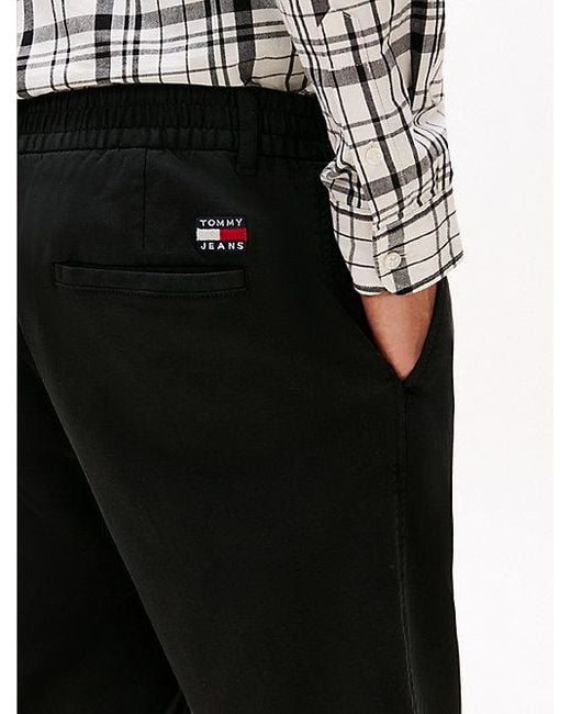 Tommy Hilfiger Isaac Regular Broek Van Twill in het Black voor heren