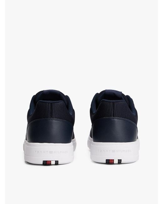Tommy Hilfiger Blue Signature Knit Trainers for men