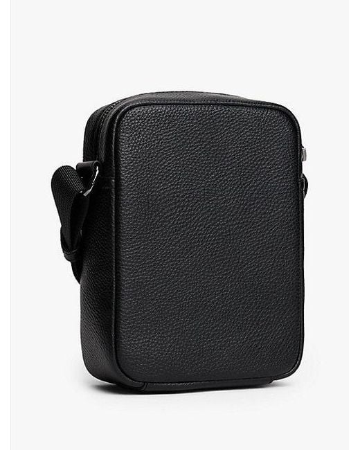 Tommy Hilfiger Crossbody-Reportertasche Mit Logo Aus Metall in Black für Herren