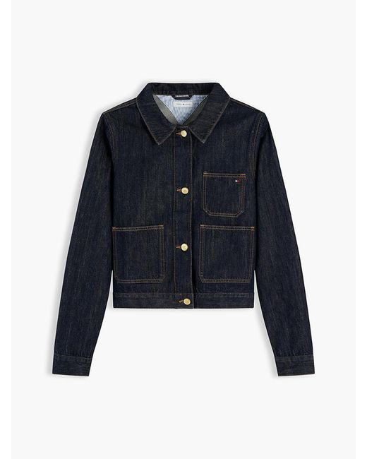 Tommy Hilfiger Blue Tone Button Denim Jacket