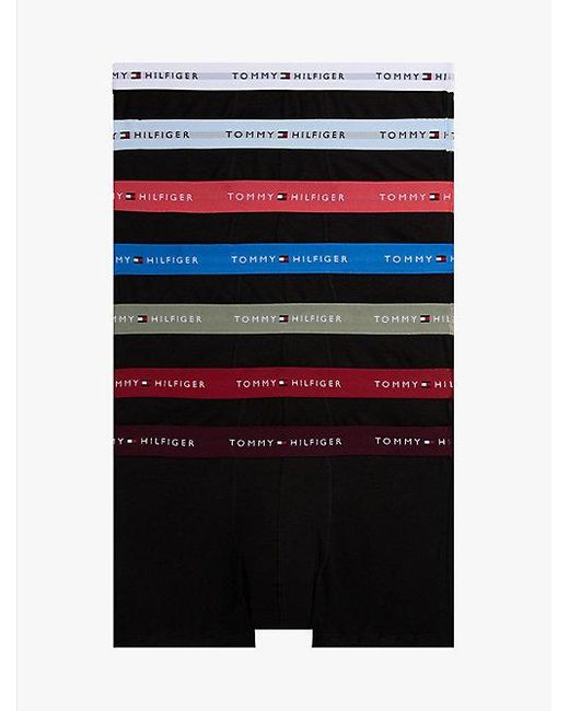 Tommy Hilfiger 7Er-Pack Signature Trunks Mit Logo-Taillenbund in Black für Herren