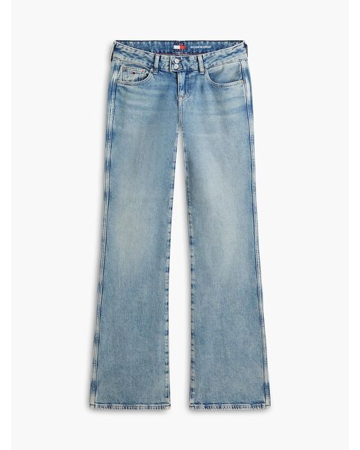 Tommy Hilfiger Blue Faded Low Rise Bootcut Jeans